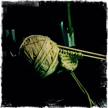 Knitting ball